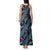 Indonesia Batik Pattern Tank Maxi Dress Blue Version - Wonder Print Shop