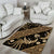 Indonesia Batik Pattern Area Rug Gold Version - Wonder Print Shop