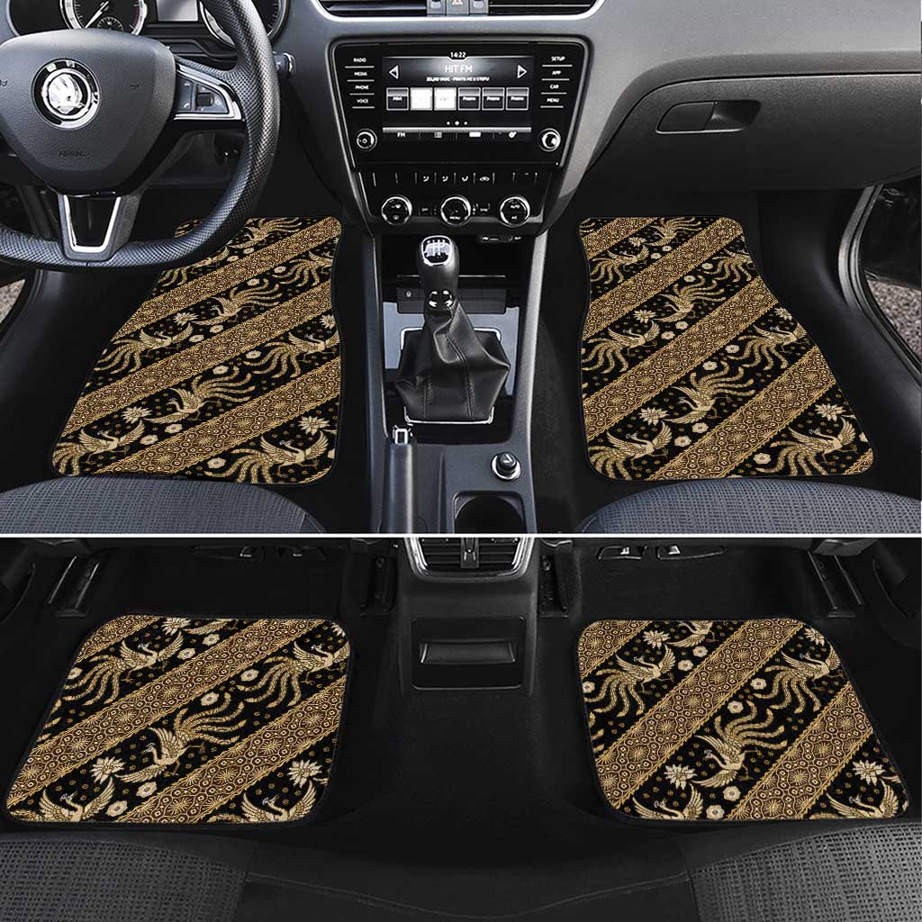 Indonesia Batik Pattern Car Mats Gold Version - Wonder Print Shop