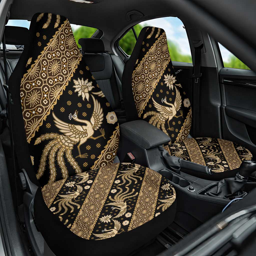 Indonesia Batik Pattern Car Seat Cover Gold Version - Wonder Print Shop