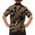 Indonesia Batik Pattern Family Matching Puletasi and Hawaiian Shirt Gold Version - Wonder Print Shop