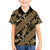 Indonesia Batik Pattern Family Matching Puletasi and Hawaiian Shirt Gold Version - Wonder Print Shop