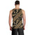 Indonesia Batik Pattern Men Tank Top Gold Version - Wonder Print Shop