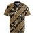 Indonesia Batik Pattern Rugby Jersey Gold Version - Wonder Print Shop