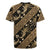 Indonesia Batik Pattern Rugby Jersey Gold Version - Wonder Print Shop