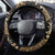 Indonesia Batik Pattern Steering Wheel Cover Gold Version - Wonder Print Shop