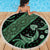 Indonesia Batik Pattern Beach Blanket Green Version - Wonder Print Shop