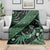 Indonesia Batik Pattern Blanket Green Version