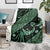 Indonesia Batik Pattern Blanket Green Version