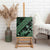 Indonesia Batik Pattern Canvas Wall Art Green Version - Wonder Print Shop