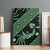 Indonesia Batik Pattern Canvas Wall Art Green Version - Wonder Print Shop