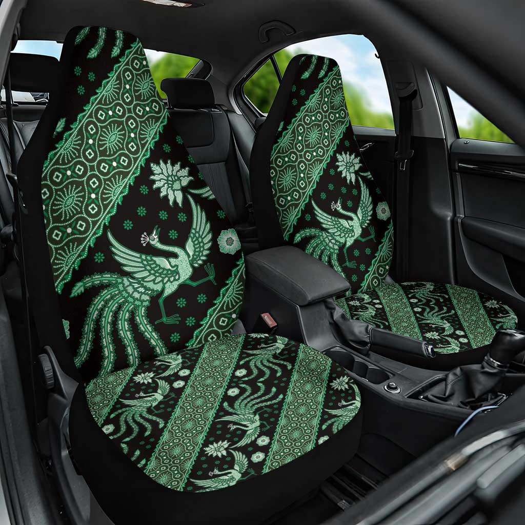 Indonesia Batik Pattern Car Seat Cover Green Version - Wonder Print Shop