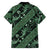 Indonesia Batik Pattern Family Matching Puletasi and Hawaiian Shirt Green Version - Wonder Print Shop