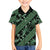 Indonesia Batik Pattern Family Matching Puletasi and Hawaiian Shirt Green Version - Wonder Print Shop