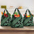 Indonesia Batik Pattern Grocery Bag Green Version