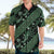 Indonesia Batik Pattern Hawaiian Shirt Green Version - Wonder Print Shop