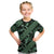 Indonesia Batik Pattern Kid T Shirt Green Version - Wonder Print Shop