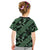 Indonesia Batik Pattern Kid T Shirt Green Version - Wonder Print Shop