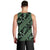 Indonesia Batik Pattern Men Tank Top Green Version - Wonder Print Shop