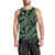 Indonesia Batik Pattern Men Tank Top Green Version - Wonder Print Shop