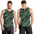 Indonesia Batik Pattern Men Tank Top Green Version - Wonder Print Shop