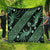 Indonesia Batik Pattern Quilt Green Version