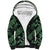 Indonesia Batik Pattern Sherpa Hoodie Green Version - Wonder Print Shop