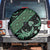 Indonesia Batik Pattern Spare Tire Cover Green Version - Wonder Print Shop