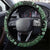 Indonesia Batik Pattern Steering Wheel Cover Green Version - Wonder Print Shop