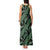 Indonesia Batik Pattern Tank Maxi Dress Green Version - Wonder Print Shop