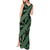 Indonesia Batik Pattern Tank Maxi Dress Green Version - Wonder Print Shop