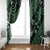 Indonesia Batik Pattern Window Curtain Green Version - Wonder Print Shop