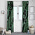 Indonesia Batik Pattern Window Curtain Green Version - Wonder Print Shop