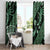 Indonesia Batik Pattern Window Curtain Green Version - Wonder Print Shop