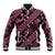 Indonesia Batik Pattern Baseball Jacket Pink Version - Wonder Print Shop