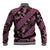 Indonesia Batik Pattern Baseball Jacket Pink Version - Wonder Print Shop