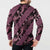 Indonesia Batik Pattern Button Sweatshirt Pink Version - Wonder Print Shop