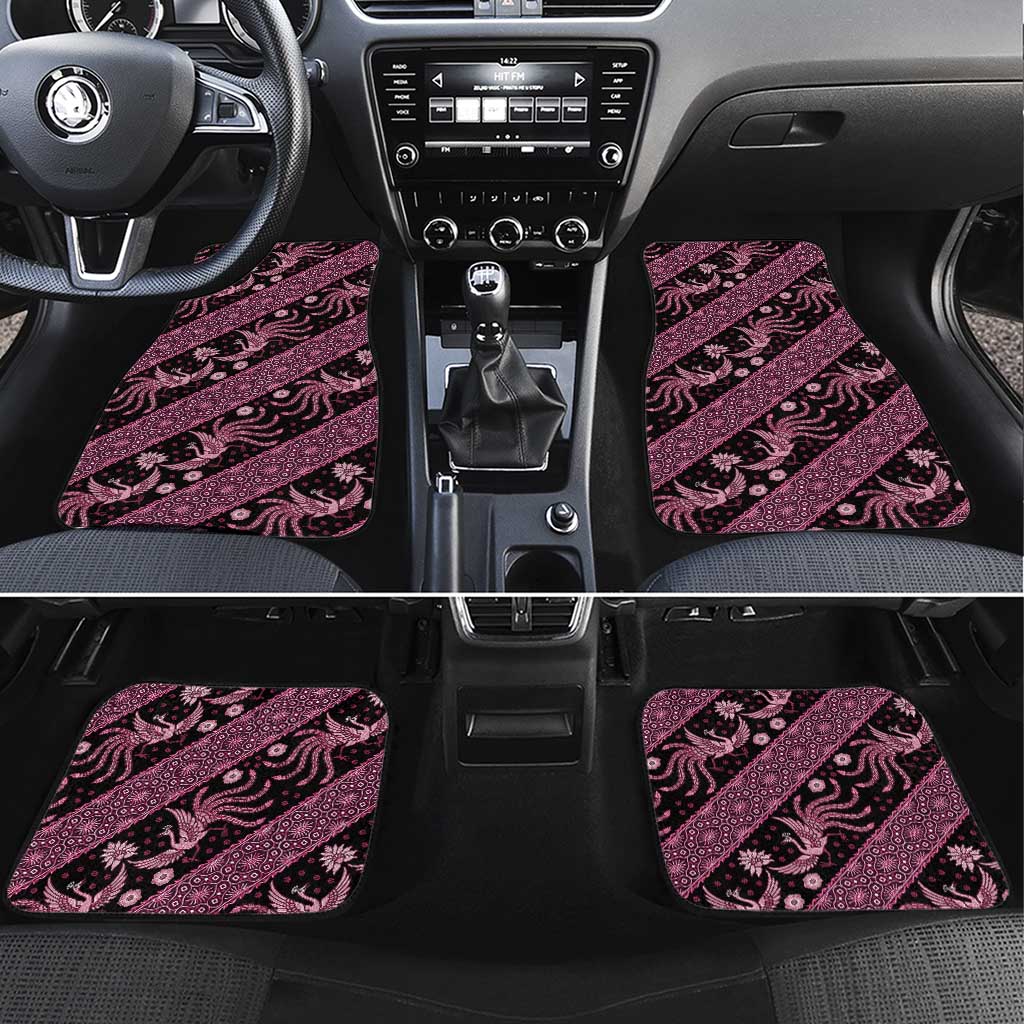 Indonesia Batik Pattern Car Mats Pink Version - Wonder Print Shop