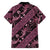 Indonesia Batik Pattern Family Matching Puletasi and Hawaiian Shirt Pink Version - Wonder Print Shop