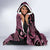 Indonesia Batik Pattern Hooded Blanket Pink Version