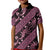 Indonesia Batik Pattern Kid Polo Shirt Pink Version - Wonder Print Shop