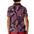 Indonesia Batik Pattern Kid Polo Shirt Pink Version - Wonder Print Shop