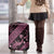 Indonesia Batik Pattern Luggage Cover Pink Version - Wonder Print Shop