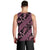 Indonesia Batik Pattern Men Tank Top Pink Version - Wonder Print Shop