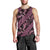 Indonesia Batik Pattern Men Tank Top Pink Version - Wonder Print Shop