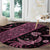 Indonesia Batik Pattern Round Carpet Pink Version