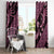 Indonesia Batik Pattern Window Curtain Pink Version - Wonder Print Shop