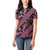 Indonesia Batik Pattern Women Polo Shirt Pink Version - Wonder Print Shop