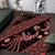 Indonesia Batik Pattern Area Rug Red Version - Wonder Print Shop