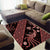 Indonesia Batik Pattern Area Rug Red Version - Wonder Print Shop